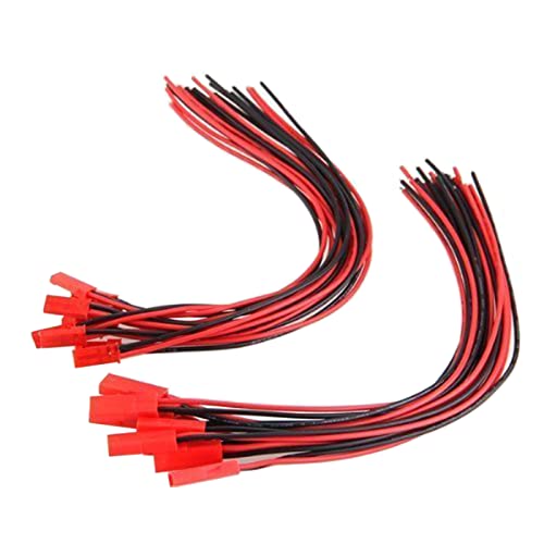 Haobase 10 paires de câbles avec connecteur JST mâle femelle 150mm pour servo RC Aircraft