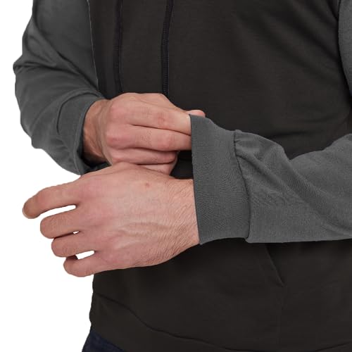 H HYFOL Men's Sweatshirt USA FLAG Patriotic Graphic Polyester Hoodies for Men Pocket Raglan Long Sleeve Sweatshirts3