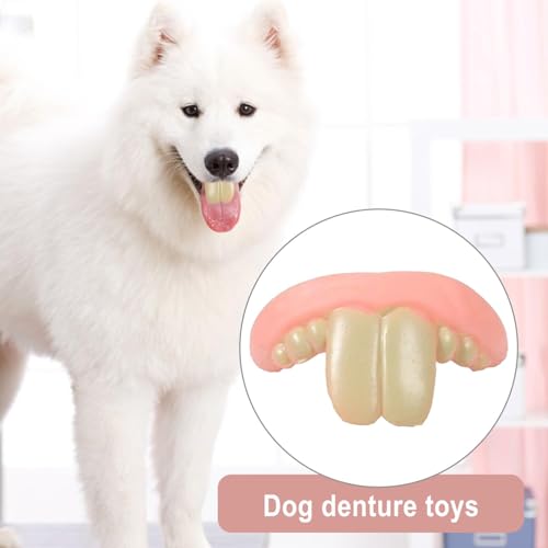 Lustiges Hundegebiss, Gebiss Für Hunde, Falsche Zahnspange Für Hunde, Kreatives Hundesilikonzahnspielzeug, Hunde-Halloweenkostüm Deko-Zubehör