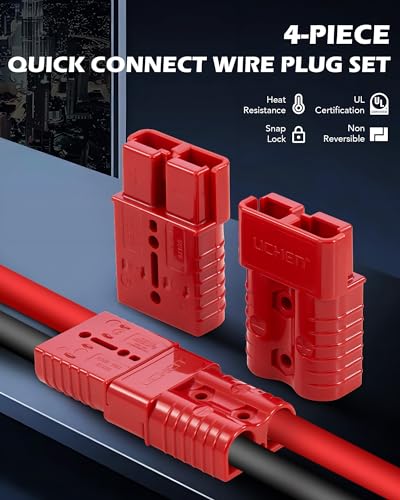 image for ORION MOTOR TECH Wire Connector 4 Pack, 175A Wire Harness Plug Kit for