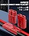 ORION MOTOR TECH Wire Connector 4 Pack, 175A Wire Harness Plug Kit for 2 Gauge Cables, 12V to 36V Battery Quick Connect Disconnect Set for Car Bike ATV Winches Lifts Motors More, Set of 4, Red