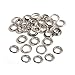 Produktbild Silberne Ösen für Stoffvorhang, Bekleidung, Nähen, DIY, Dinyl- und Hochzeitsdekor und Leder-Handwerk, metall, silber, 10 mm