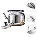 DFJU /6.5L Stove Top Whistling Tea Hervidor-Tetera Quirúrgica De Acero Inoxidable Tetera De Camping Cafetera para Restaurantes Chinos, Salas De Conferencias, Sala De Estar