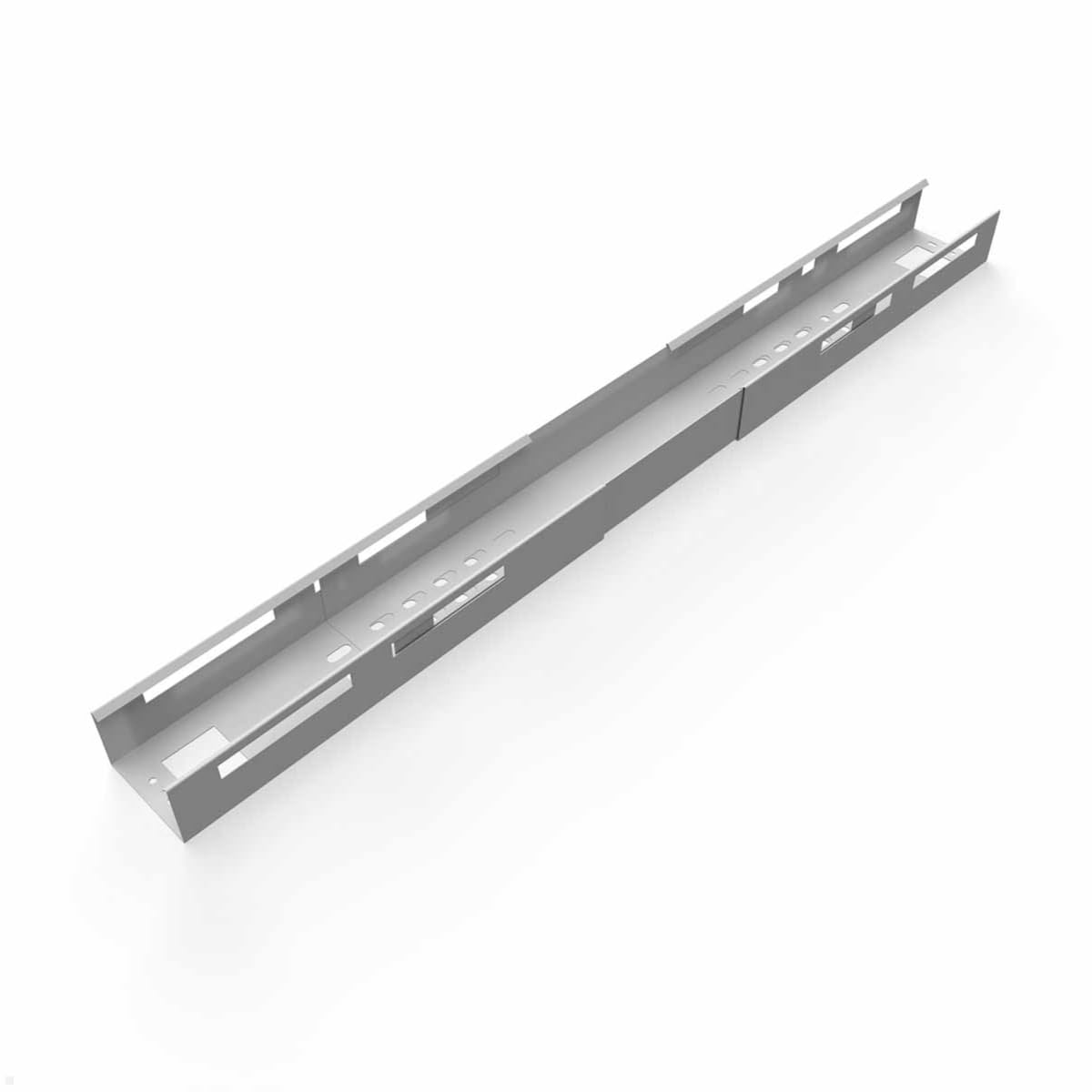 TKW006 Kabelwanne ausziehbar 1100-1700 mm (Silber)