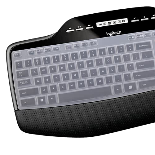 Protector de Teclado Silicona Ultra Delgada para Logitech MK710 miniatura 2