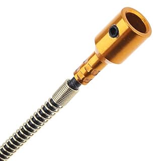 ChgImposs Albero flessibile, prolunga per trapano, gambo flessibile multifunzionale, nucleo interno con mandrino da 8 mm, per smerigliatrice da tavolo/trapano elettrico, 98 cm