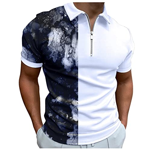 Golf Shirts Men Golf Shirts For Men Mens Polo Shirts Fun Golf Shirts For Men Mens Tshirt Mens Golf Shirt Mens T Shirts Short Sleeve, Mens Shirts Casual Stylish(2-White,Xx-Large) #TOP26