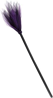 VALICLUD Halloween Witch Broom Props Kids Witch Broomstick Halloween Broomstick Witch Costume Accessories Halloween Cosplay Accessory ( Random Color )