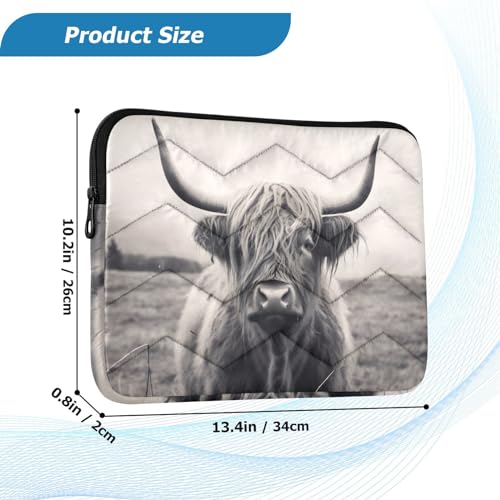 Funda para Laptop Highland Cow 13-14 Pulgadas Impermeable miniatura 3