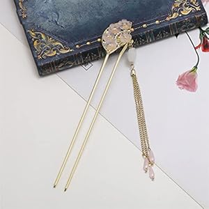 Jkhjfzsa VN1910 Złoty Grzebień do Włosów 5