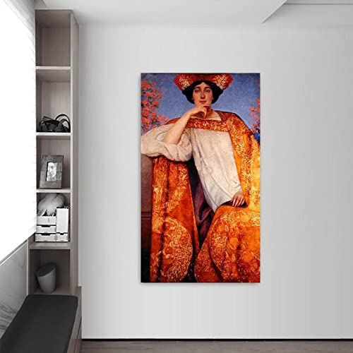 Décoration murale Klimt grand format pour masquer mur vide