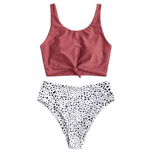 ZAFUL Zweiteiliger Beachwear Set, verknotet...