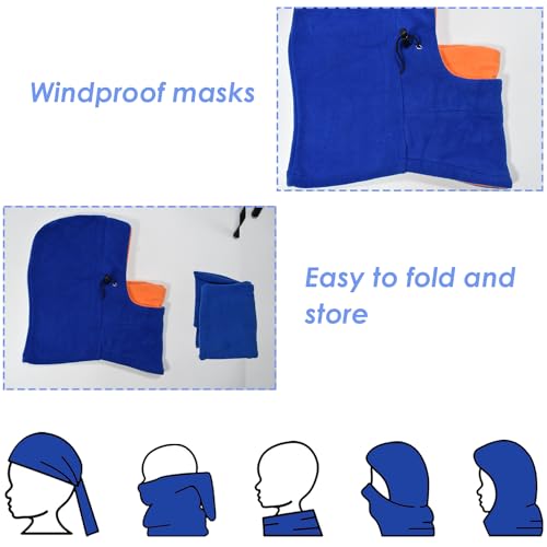Child Ski Warm Hat Winter Full Face Neck Mask Cap Motorcycle Thermal Fleece Ski Balaclava4
