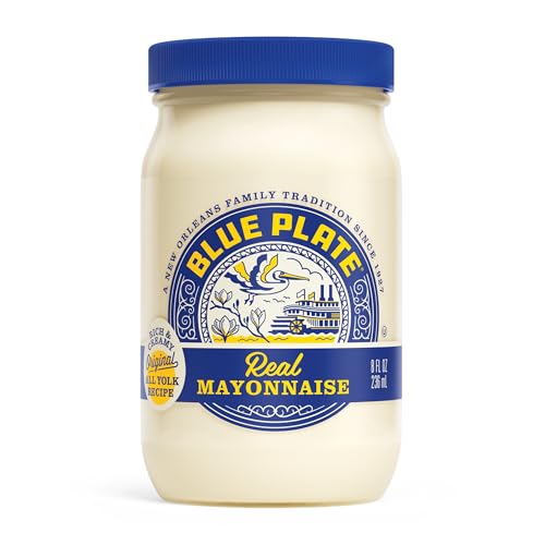 Image of Blue Plate Real Mayonnaise, 8 Fl Oz Jar (Pack of 12)