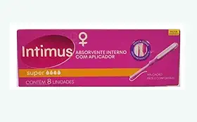 Intimus Absorvente Interno Sport Super, 1 pacote com 8 unidades