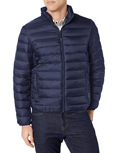 Tumi Men's TUMIPAX Puffer Jacket,Navy,Large