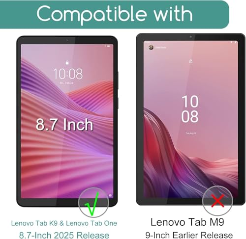 Image of Privacy Anti Peep Matte Screen Guard Compatible With Lenovo Tab One / K9 8.7 Inch 2025 Anti Spy Blue Light Block Screenguard Not a Tempered Glass Screen Protector
