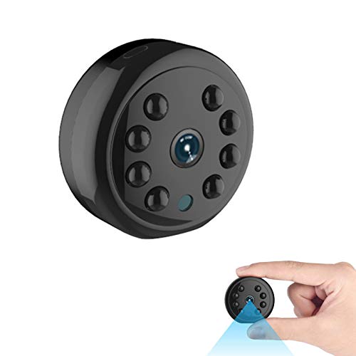 Prompt Mini Camera with Night Vision Magnetic Body Mounted Video Cameras Mini Camera Motion Detection Long Time Recording Camera for Home/Office No Need WiFi