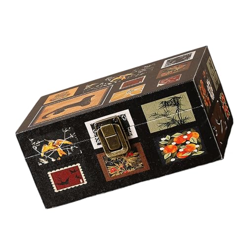 Wood Jewelry Storage Box Small Design with Closure Jewelry Displaying Organizers Perfect for Earrings Necklaces Rings Wood Jewel