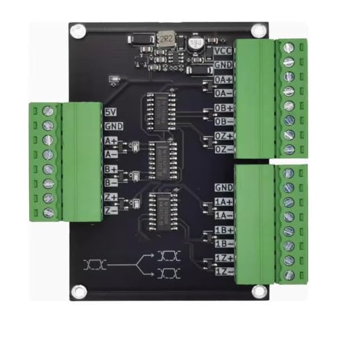 Séparateur RS422 1/2 contre la perte de données : distributeur de signal d'impulsion d'encodeur 5vTTL