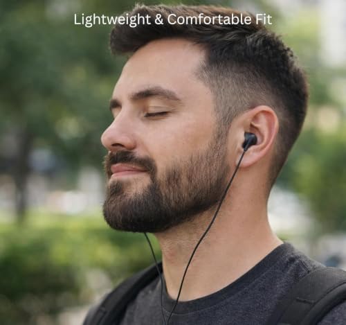 Dxebec Boat 300C Type-C Wired Earphones Black - Image 6