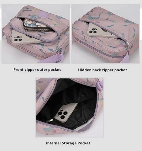 Image of WildHorn Sling Bag for Women | Polyester Crossbody Bag | Multi-Compartment Shoulder Bag | Lightweight Travel & Daily Use Bag