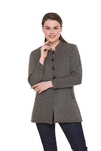 Image of ASDF Women Winter wear Woolen Sweater Cardigan Coats with Side Pockets