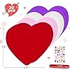 Hifunwu Valentines Day Crafts with 100 Heart Doilies, 20 Foam Hearts, 2 Bag Foam Heart Stickers and 1 Sheet Rhinestone Sticker Valentine Crafts Gift for Valentines Day Decorations and Party Supplies #2