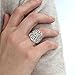 Imagen de Silverly Anillo de Plata de Ley con Filigrana en Espiral para Mujer