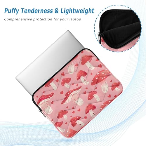 Funda impermeable para laptop 13-14 pulgadas con patrón rojo miniatura 5