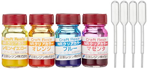 Amazon Co Jp 日新レジン Nrクリアカラー4色セット ホビー