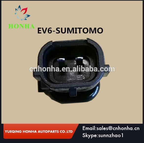 100pcs/lot EV1 to EV6/EV6 to EV1 Three Different Fuel Injector Sensor USCAR auto 2 pin Wire Harness Connector - (Color Name: EV6 to EV1)