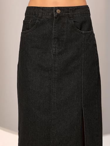 Image of Dolce Crudo Women's Regular High Rise Stretchable Denim Shorts
