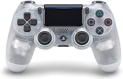 DualShock 4 Wireless Controller for PlayStation 4 - Crystal (Renewed) : Video Games