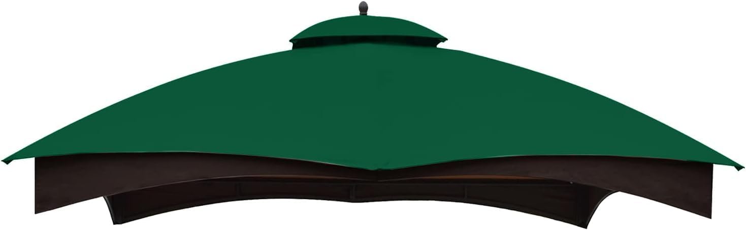 ABCCANOPY Grill Gazebo Canopy Replacement - 5x8 Double Tiered BBQ Canopy Top Cover for #L-GG001PST-F, Outdoor Grill Tent Roof (Green)