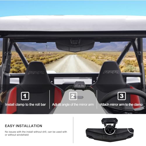Image of Kiwi Master Mirrors for 2024-2027 Polaris RZR XP 1000 /RZR XP S 1000 /Trail