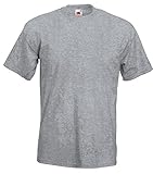 asap forever t shirt Regular Fit T-Shirt Fruit of the Loom Herren T-Shirt im 5er Pack Größe 5XL Farbe Grau