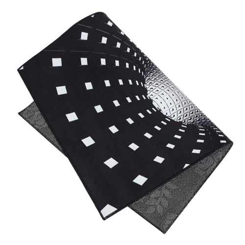 ZUNOXAZ 視覚効果付き滑り止め防滑地? 製長使用可能 リビングルームや玄関になユニバーサルフロアマット