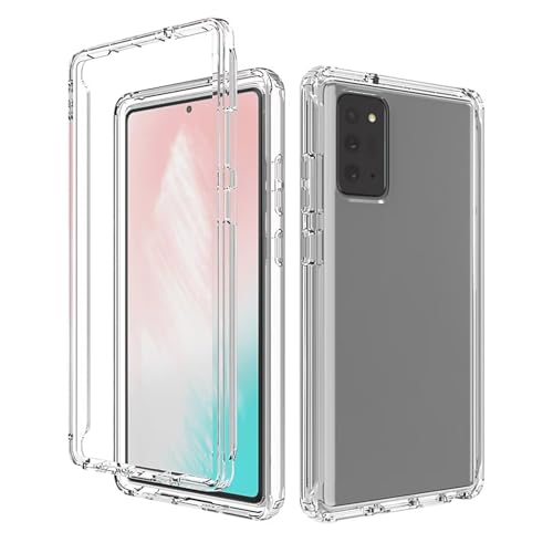 YXINDAFU Coque pour Samsung Galaxy Note 20,360 degrés Full Body Antichoc Case avec Protection d'écran Intégré Silicone TPU et PC Rigide AntiRayures 2 en 1...