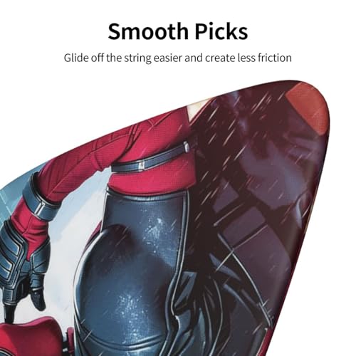 Ne perdez plus vos plectres avec la boîte de 6 médiators Deadpool