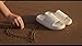 Joomra House Slippers for Women Mens Foam Pillow Shower Bath Bathroom Home Platform Sandals Slipers Cushion Slides for Ladies Female Male Sandles Beige 39-40