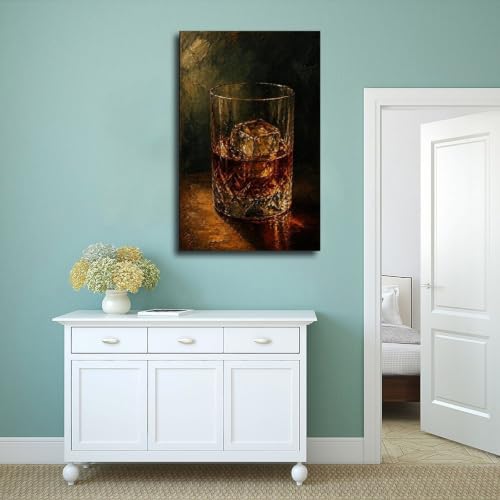 Poster sur toile décoration murale salon thème whisky