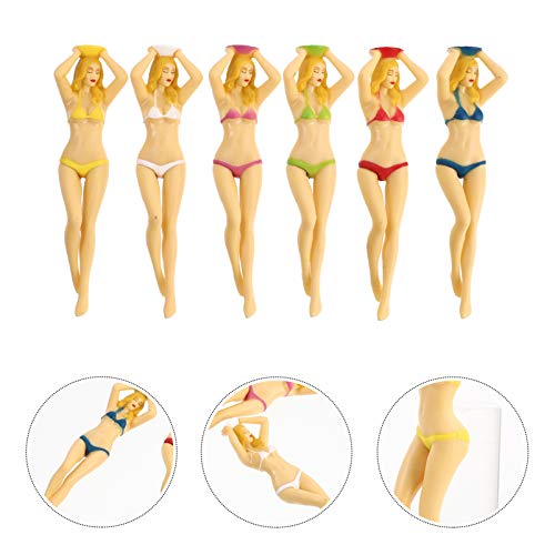 1 Conjunto 6 Unidades Linda Bola De Unhas Suprimentos Gofts Femininos Suporte Divertido Para Camiset