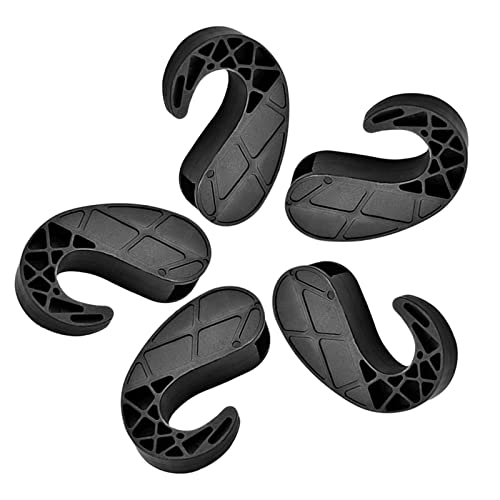 5Pcs Elastic Rope Hooks Resistance End Hooks for Outdoor Canoe Kayaks