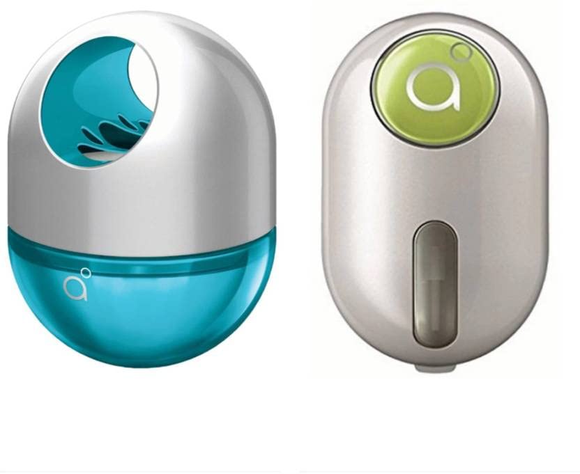 Godrej Aer Twist Cool Surf Blue & Aer Click Fresh Lush Green Air Freshener Diffuser, Refill (2 x 27.5 g)-image-2