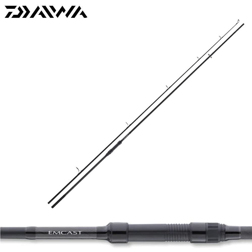 Daiwa Emcast Carp 13ft 3,5lb Fishing Rod Fischrute Karbon Graphit EVA Kork Mittel bis hoch 4.5E+2g 3.96m 13ft 1.58756kg Karpfen
