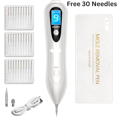 Image of Plasma Pen With 30 Needles, Mole Removal Pen, Plasma Pen Skin Tag & Role Remover Pen with Needle Combo Pack (Plasma Pen with 30 Needle)