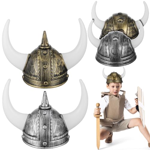 Casques Vikings à cornes pour animation de fête médiévale et Cosplay Halloween
