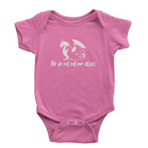 We Do Not Eat Our Allies Fourth Wing Basgiath Infant One-Piece Bodysuit, Soft Cotton