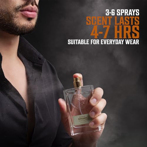 Viking Revolution Bergamot Cologne for Men - Vibrant Mens Cologne Spray Eau de Toilette - Citrus Perfume for Men with Notes of Pink Pepper, Laudan, Jasmine and Patchouli - Gifts for Men 3.5 Fl Oz